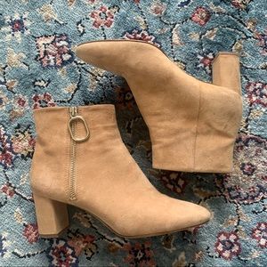 Real tan suede Mango ankle boots 7 ⭐️